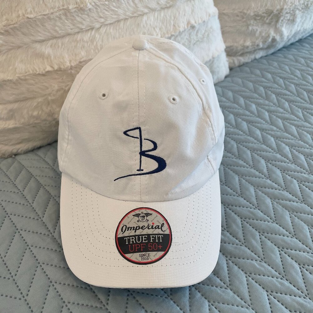 Imperial Men's NWOT White Black Creek Golf Club Chattanooga, TN Golf Hat Cap